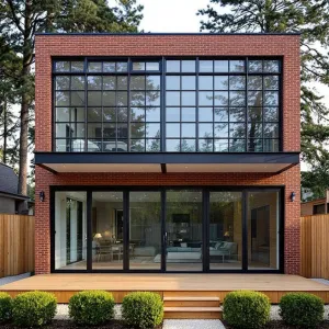 A Cozy Brick Box Beyond the Green