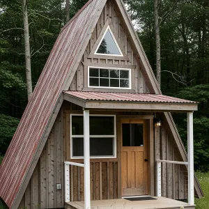 A-Frame Funhouse in the Forest