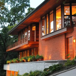 Slope House: The Brick Beauty On A Hill