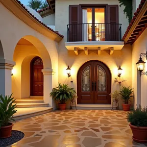 Elegant Entryway Under the Tuscan Sun