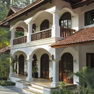 Sunlit Harmony: Kerala’s Arched Abode