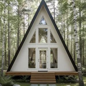 Elevated A-Frame Oasis: Woodland Heights