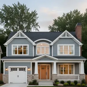 Gabled Porch Family Farmstead