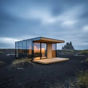 Glass Cubicle in Mystical Sands