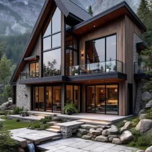 Apex Splendor Among Mountain Shadows