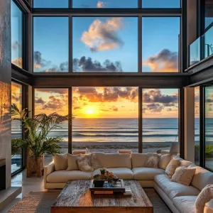 Sunset Dreams in Glass and Timber