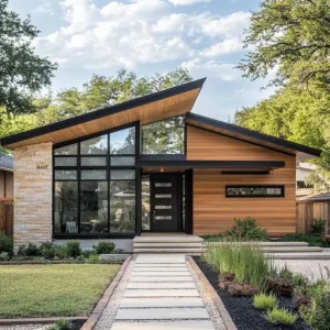 Angular Delight: The Timber Retreat