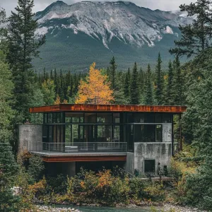 Copper-Topped Cabin by the River