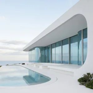 Seabreeze Curve Villa In Glass