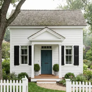 Storybook Cottage With Teal Welcome Door