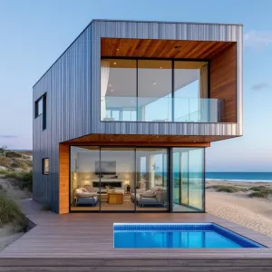 Boxy Beach Haven by the Sea