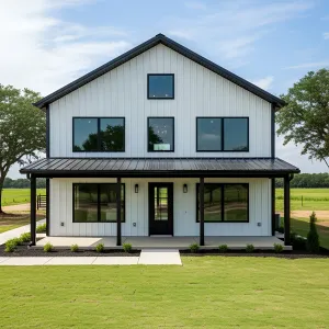 Timeless Barn Beauty: Black and White Edition