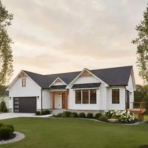 Charcoal Eaves Farmhouse Ranch