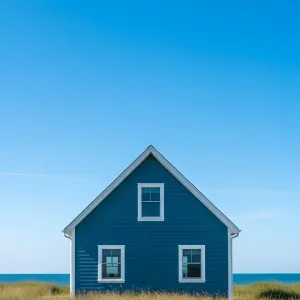 Coastal Blue Gable Cottage