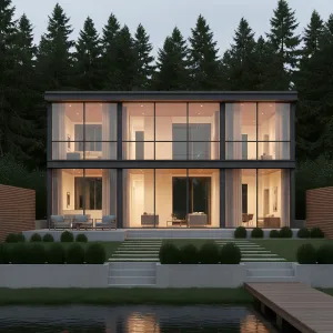 Riverside Curtain-Wall Modern Haven