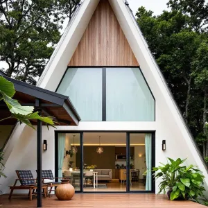 A-Frame Fantasy Amidst Leafy Splendor