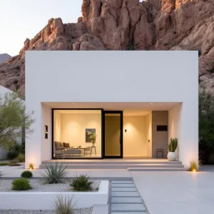 Rectangle Retreat: A Desert Cubist Wonder