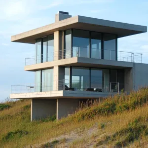 Concrete Haven by the Sea