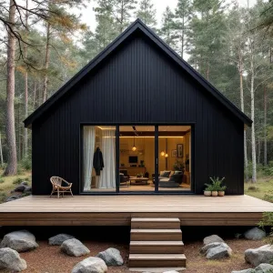 Nordic Noir: Black Timber Serenity