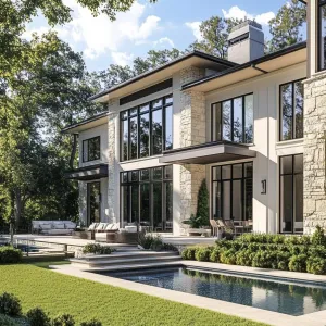 Lavish Retreat: The Garden Pathway to Splendor