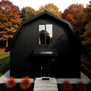 Bold Barn in Autumnal Harmony