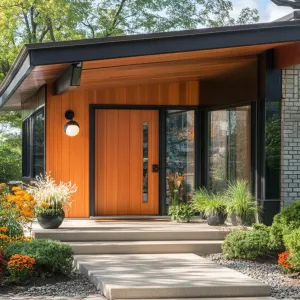 Natural Wood Accents for Porch or Siding