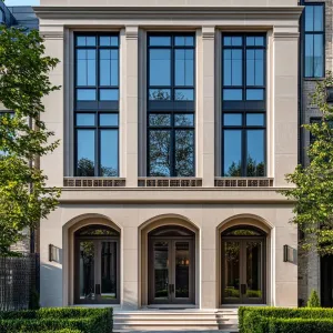 Neoclassical Splendor with Arched Elegance
