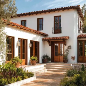 Chic Haven with a Lattice of Terracotta Tiles