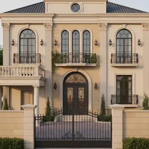 Timeless Arched Boulevard Residence
