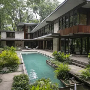Mid Century Oasis of Elegance