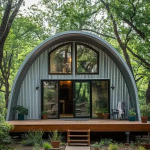 Quaint Quonset Hideaway Among Trees