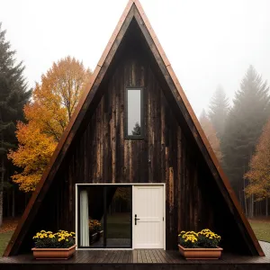 A-Frame Delight Beneath Autumn Skies
