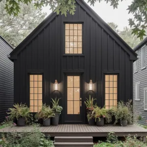 Midnight Marvel Nestled Among the Ivy