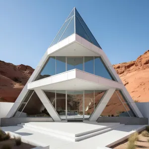 Canyon-Cut Triangular Oasis