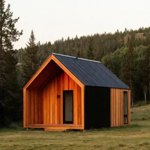 Amber Gable Cabin On Meadow