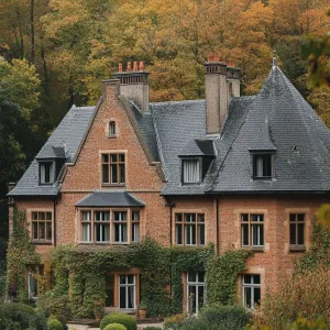 Preview of Autumn Embrace: A Stately Brick Beauty