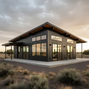 Charcoal Vista Mono-Slope Retreat