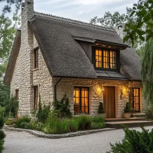 Cozy Cobblestone Cottage Delight