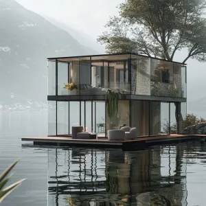 Small Floating Glass House