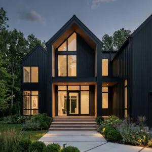 Charcoal Gable Grove House