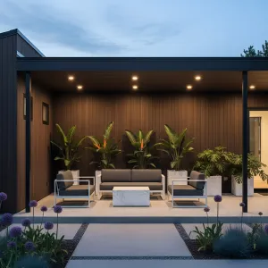 Expansive Lodge with a Breezy Pavilion