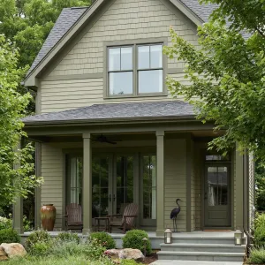 Soft Sage Porchside Garden Cottage