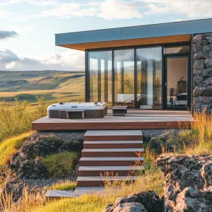 Stylish Tiny House Overlooking Scenic Landscape