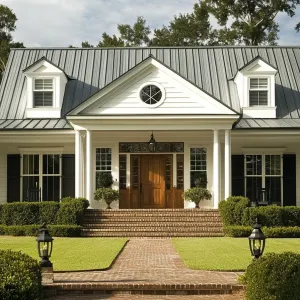A Gentleman’s Porch with Southern Pizzazz