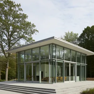 Translucent Retreat on a Stone Stage