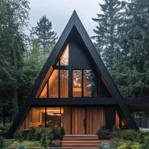 Glorious Gables: A Triangular Twist on Timber Living