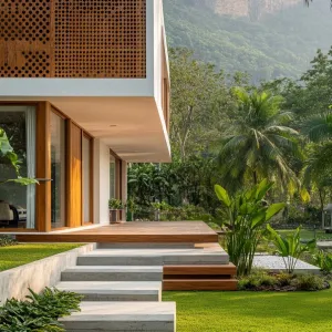 Preview of Modern Marvel Amidst Tropical Bliss