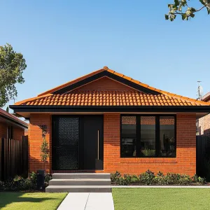 Preview of Brick Bliss Bungalow with Sleek Entrance