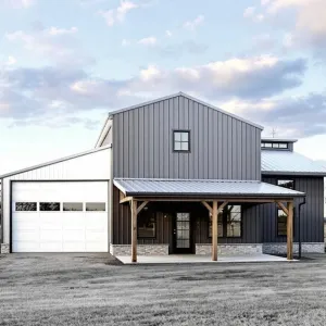 Spacious Barn Oasis with Sleek Shop