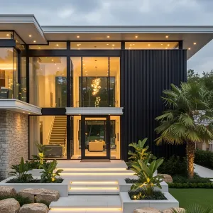 Glimmering Getaway in Glass and Greenery